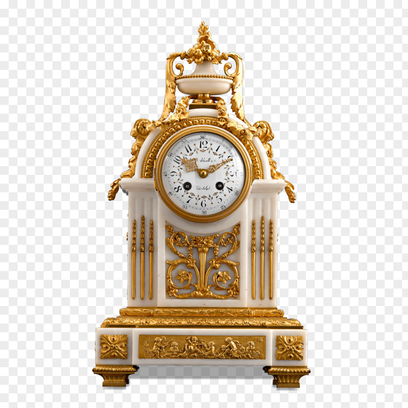 Clock French Empire Mantel Fireplace Bracket PNG
