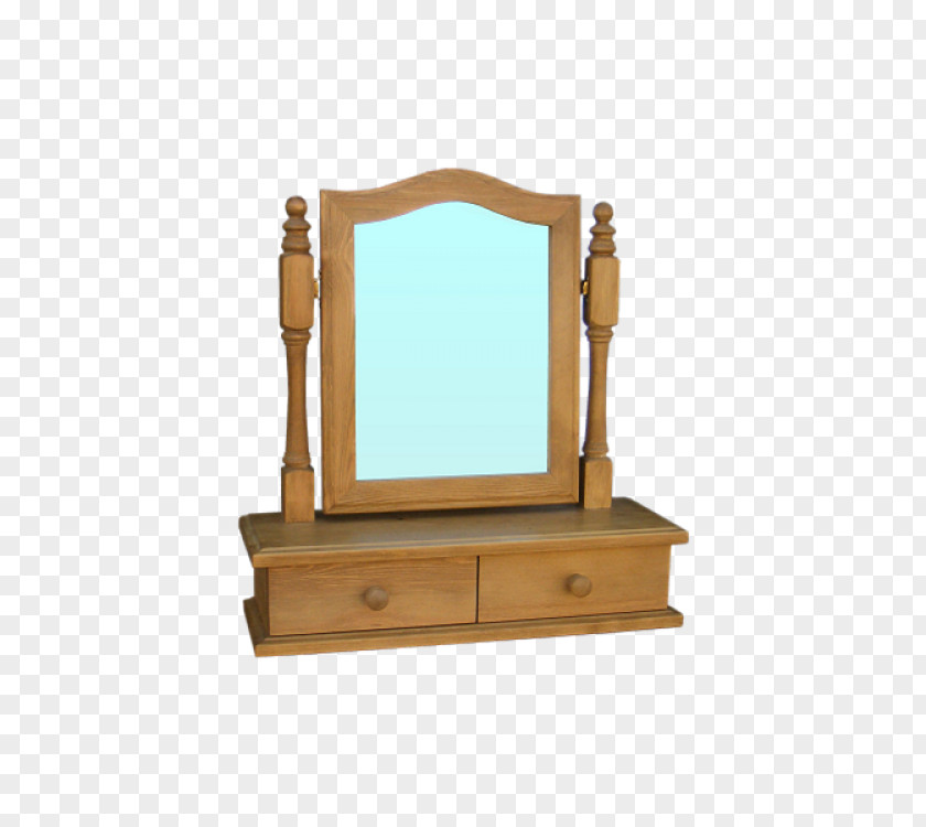 Table Mirror Drawer Furniture Lowboy PNG