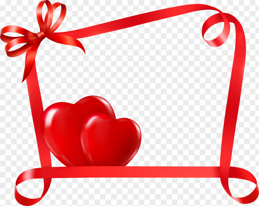 Valentine Christmas Gift Decorative Box PNG