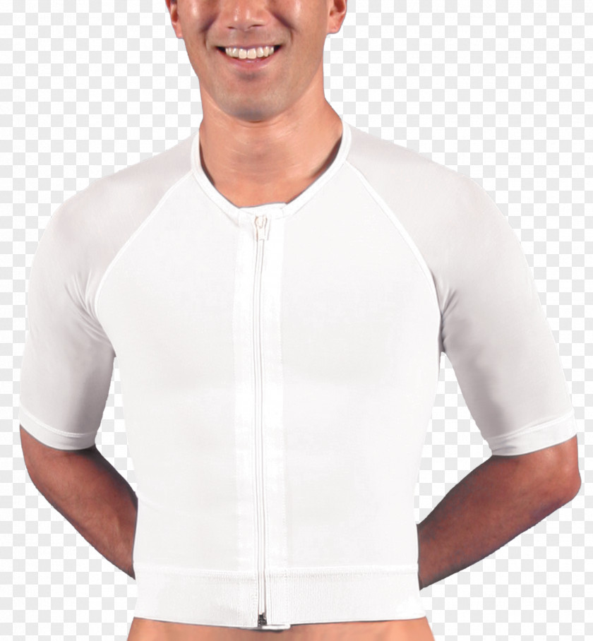 Wide Waist. T-shirt Zipper Male Bra Clothing Shoulder PNG