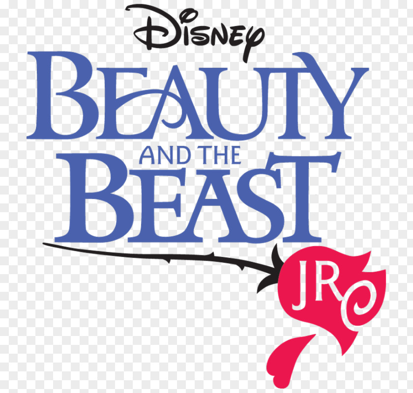 Disney Junior Logo Beauty And The Beast Belle Musical Theatre Walt Company PNG