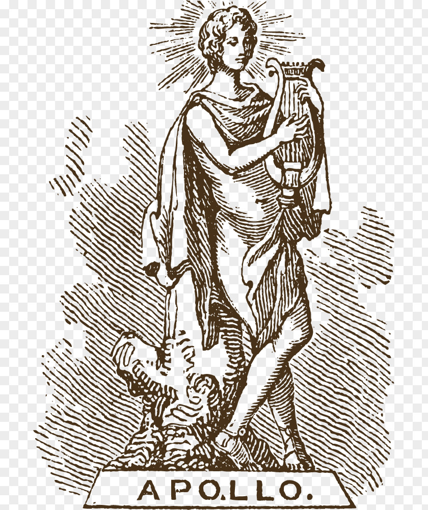 Harp Goddess Apollo Greek Mythology Artemis Hera Deity PNG