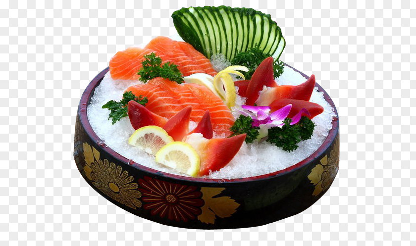 Three Arctic Bay Salmon Fight Sashimi Sushi Seafood Japanese Cuisine Pandalus Borealis PNG