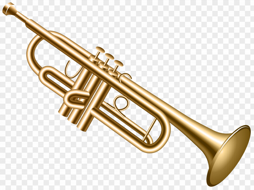 Trumpet Transparent Clip Art Image PNG