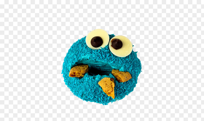 Big Eyes Mouth Cake Cookie Monster Elmo Cupcake Cream Milk PNG
