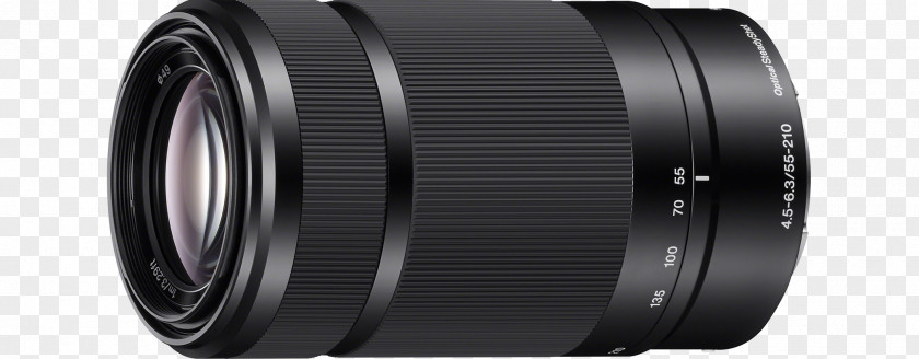Camera Lens Sony E-mount E 55-210mm F/4.5-6.3 OSS F4.5-6.3 Zoom α PNG