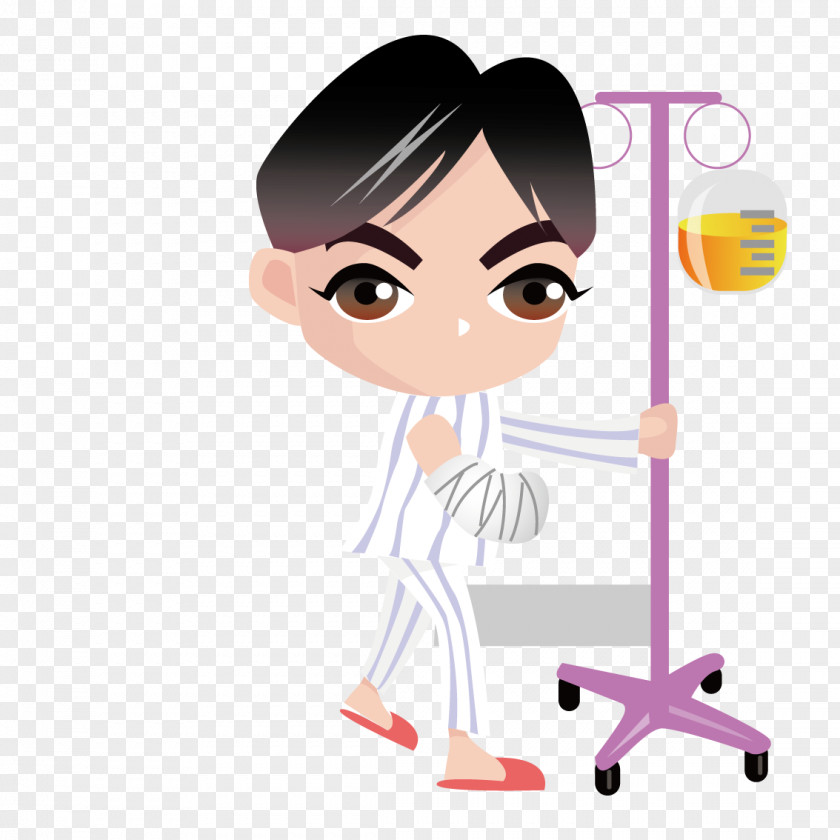 Infusion Man Intravenous Therapy Clip Art PNG