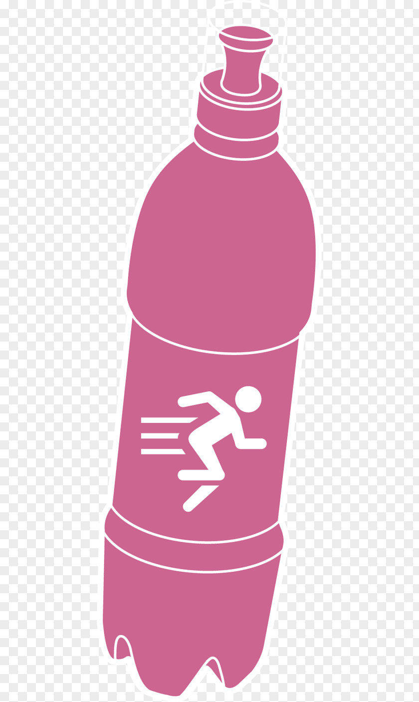 Soft Drink Bottle Pink M PNG