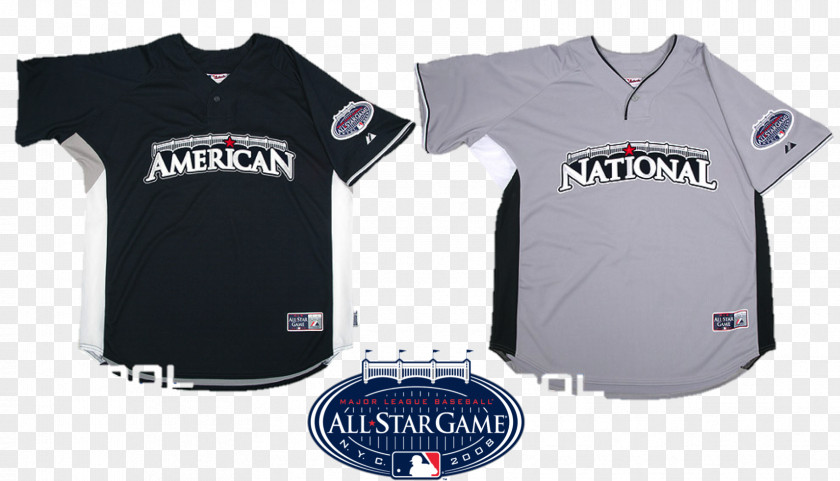 T-shirt Sports Fan Jersey Major League Baseball All-Star Game Logo Sleeve PNG