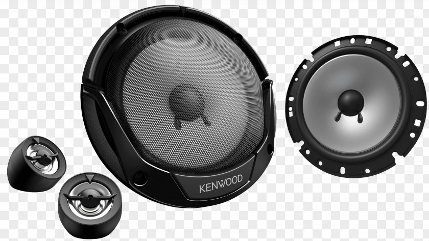 Car Audio System Loudspeaker Kenwood KFC-E715P 300Watts 2way Component Speaker Tweeter Vehicle PNG