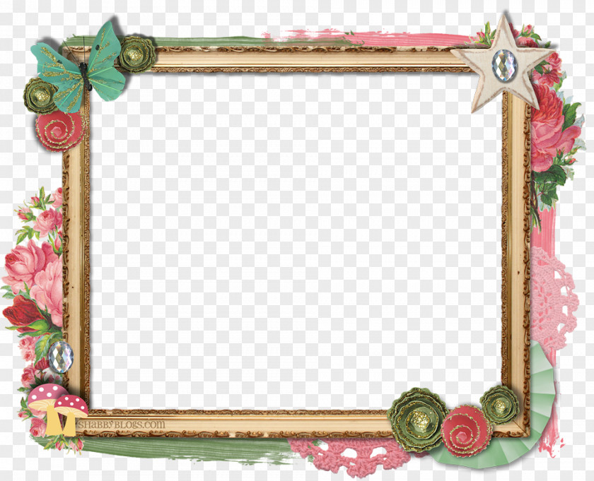 Frame Border Picture Frames Shabby Chic Clip Art PNG