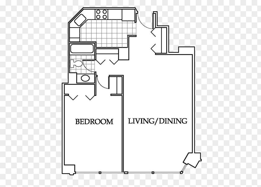 Park Floor Paper Plan White Furniture Angle PNG