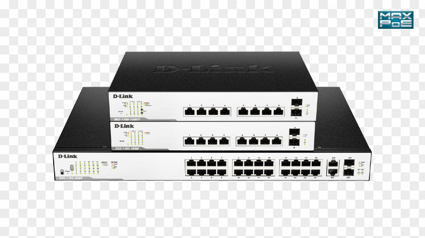 Tech Flyer Power Over Ethernet Network Switch Gigabit IP Camera Surveillance PNG