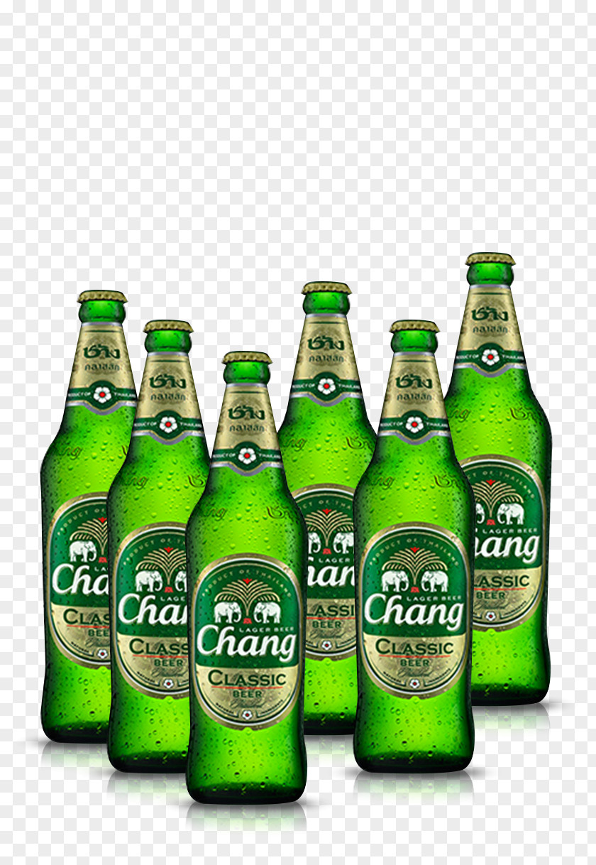 Beer Chang Alcoholic Drink Bottle Wine PNG