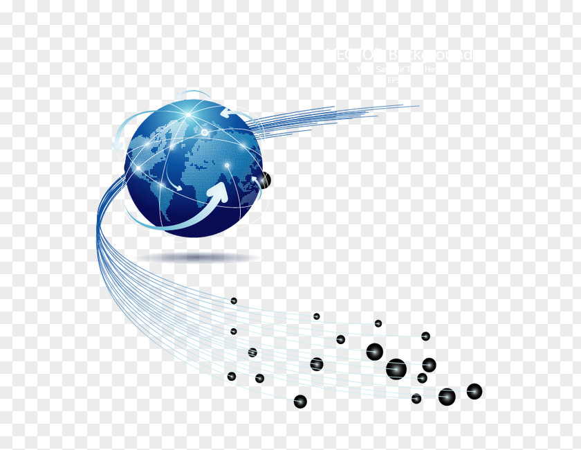 Blue Earth Internet Vector Material Digital Marketing Social Science: Global Perspectives Globe Brand PNG