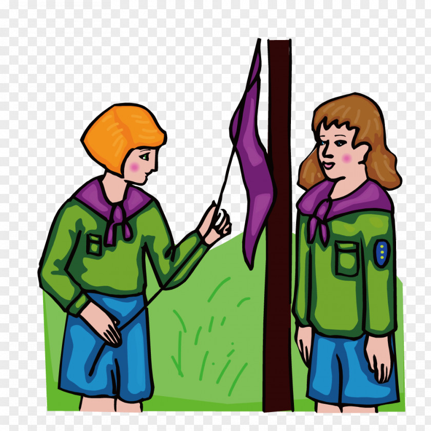 Flag Female Students Clip Art PNG