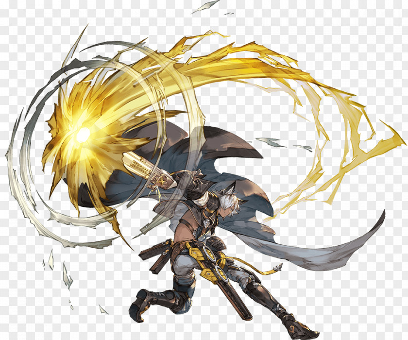 Floating Hair Granblue Fantasy Character Game PNG
