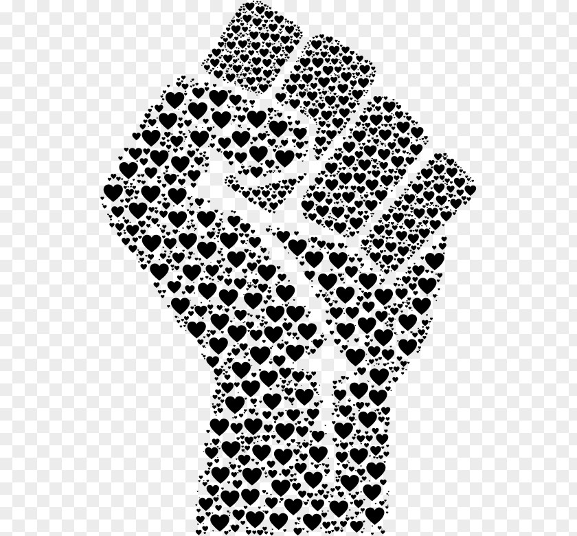 Raised Fist Love Clip Art PNG