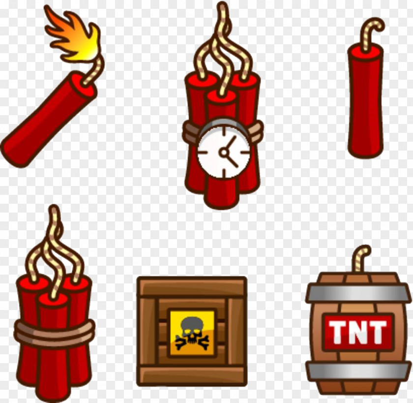 Hand Painted Explosives Gunpowder PNG