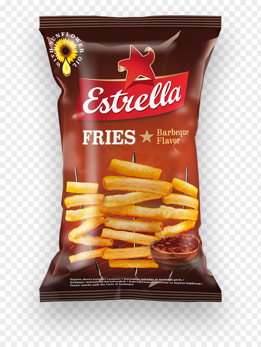 Potato Chip French Fries Flavor Estrella PNG