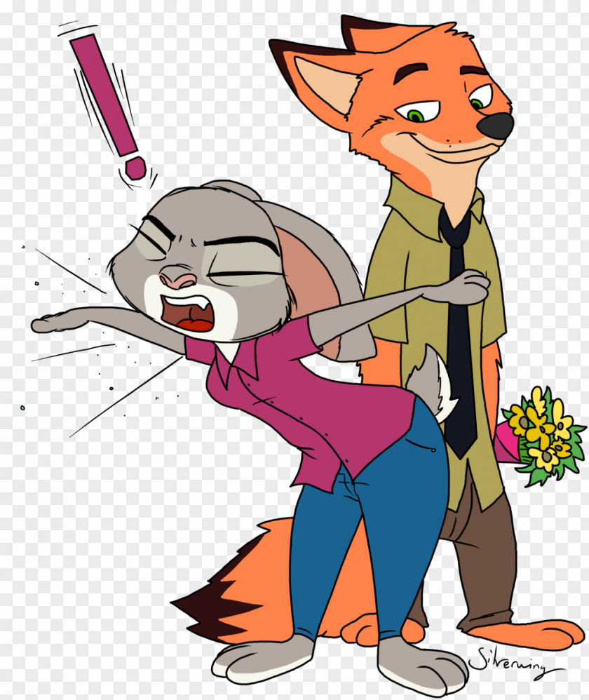 Lt. Judy Hopps Nick Wilde Sneeze DeviantArt PNG