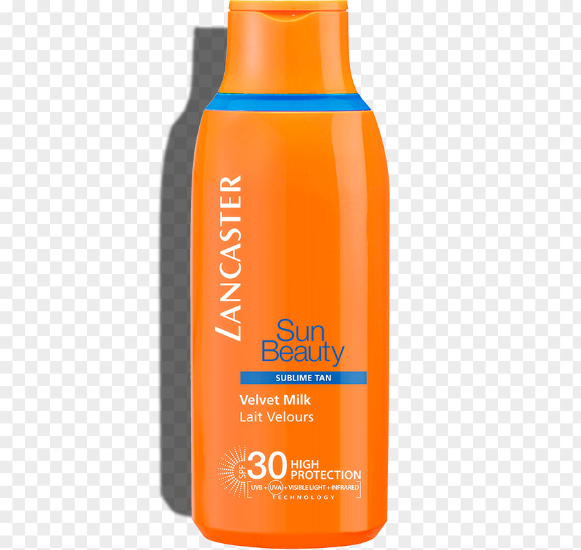 Beauty And Body Sunscreen Factor De Protección Solar Lotion Lancaster Sun Milk Cosmetics PNG