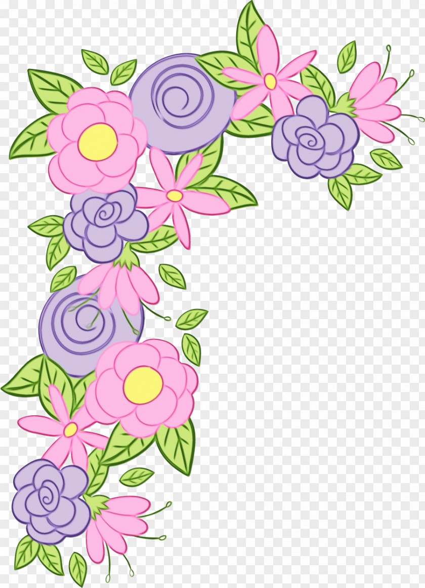 Bouquet Lilac Floral Design PNG
