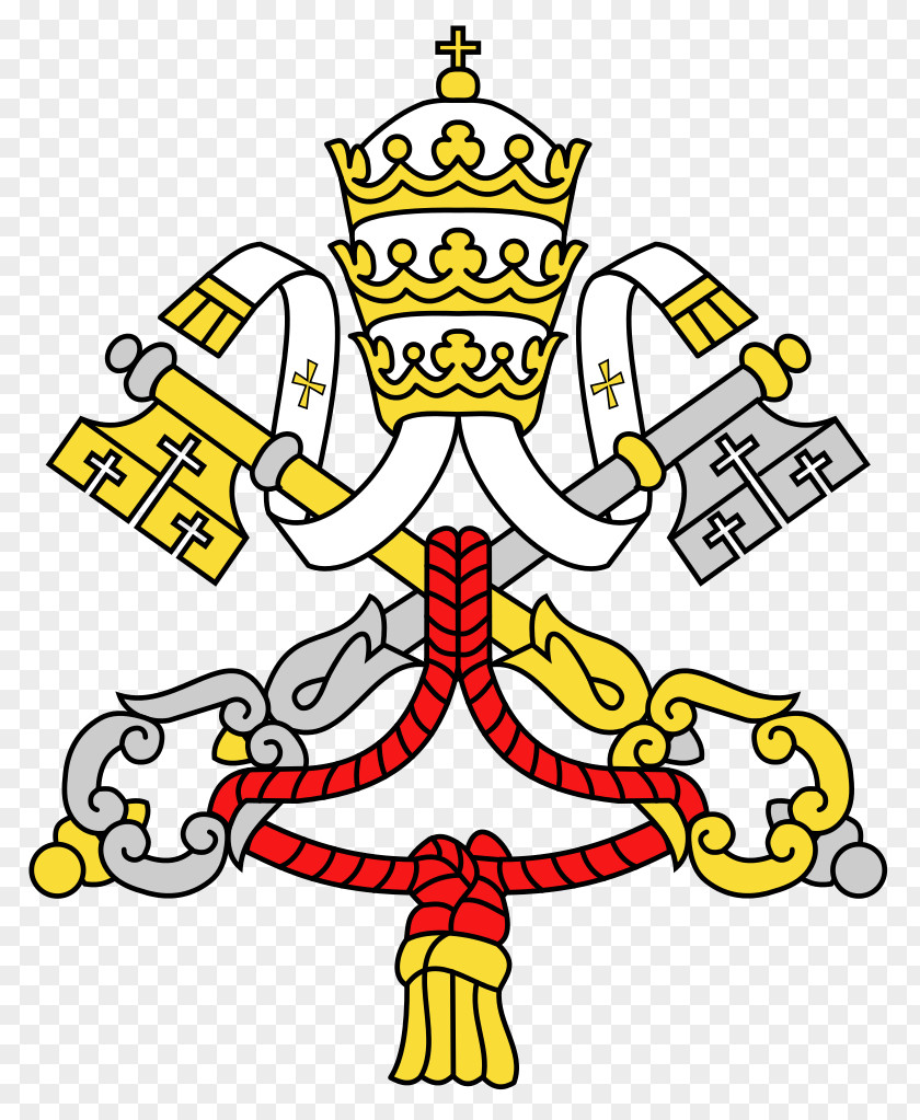 Cc Insignia St. Peter's Basilica Coat Of Arms Pope Francis Papal States Flag Vatican City PNG