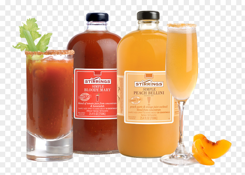 Cocktail Fuzzy Navel Punch Non-alcoholic Drink PNG