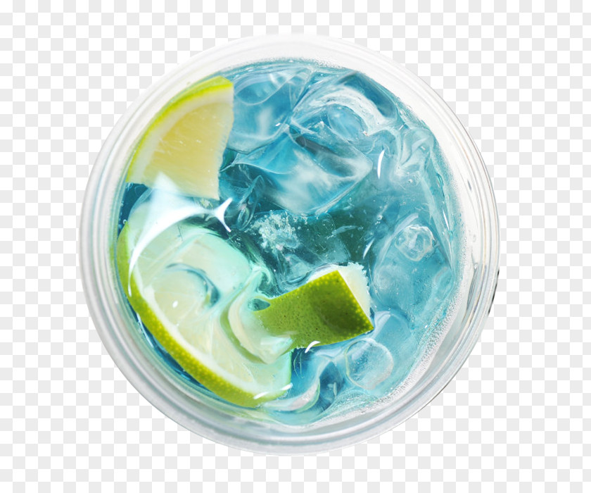 Lemon Blue Curacao Cocktail Lemonade Lemon-lime Drink Water PNG