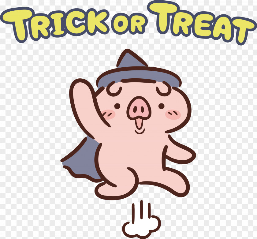 TRICK OR TREAT Happy Halloween PNG