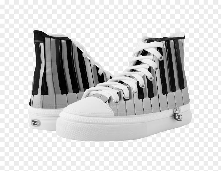 Musical Keyboard Accessory High-top Sneakers Shoe Piano PNG
