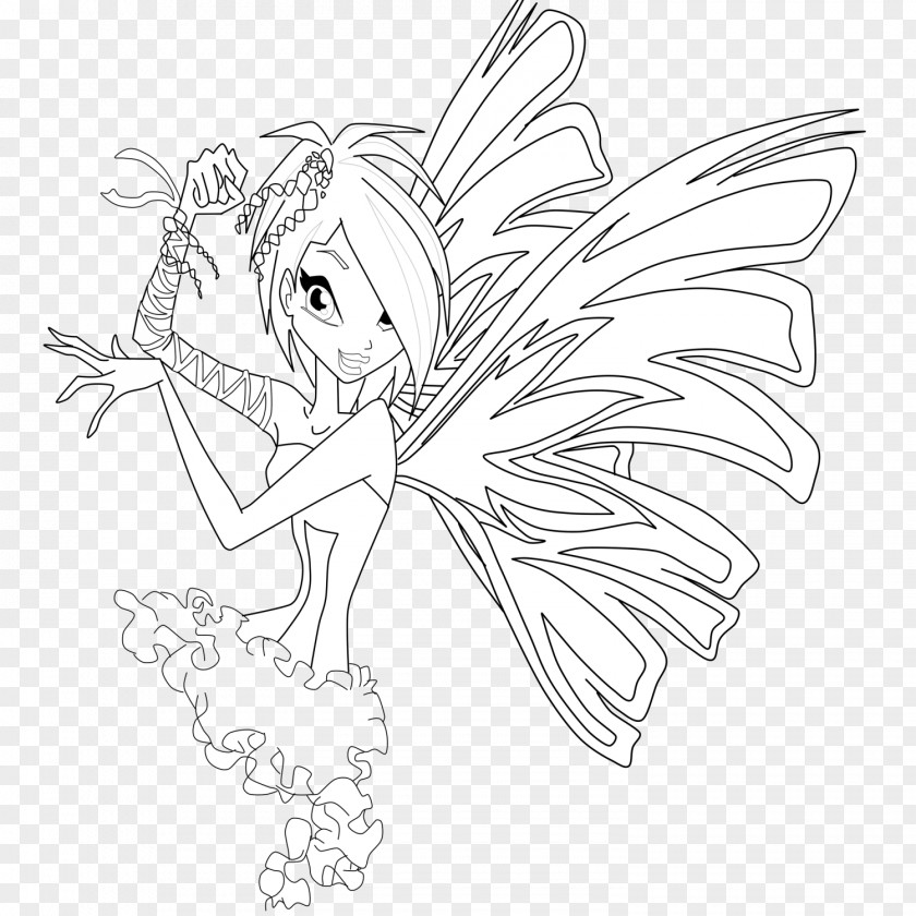 Pencil Winx Club: Believix In You Flora Drawing Line Art Sirenix PNG