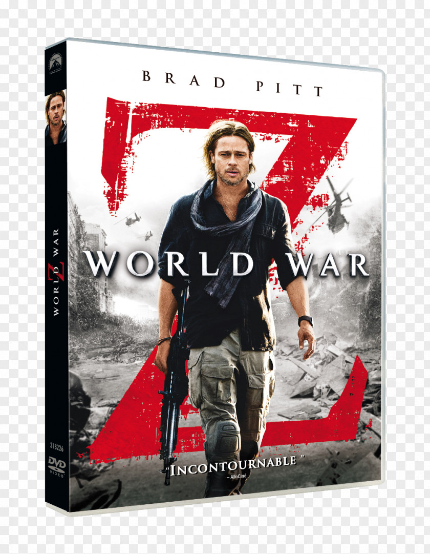 World War Z Gerry Lane DVD Blu-ray Disc Film PNG