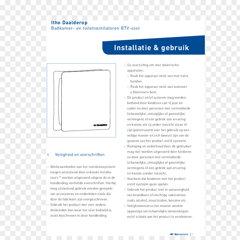 Bruchure Installatiehandleiding Paper Download PNG