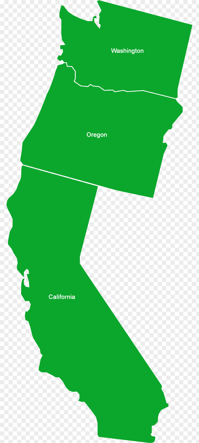 California Washington Oregon Idaho Jefferson PNG