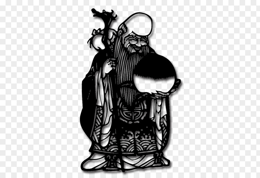 Longevity God Black And White Download PNG