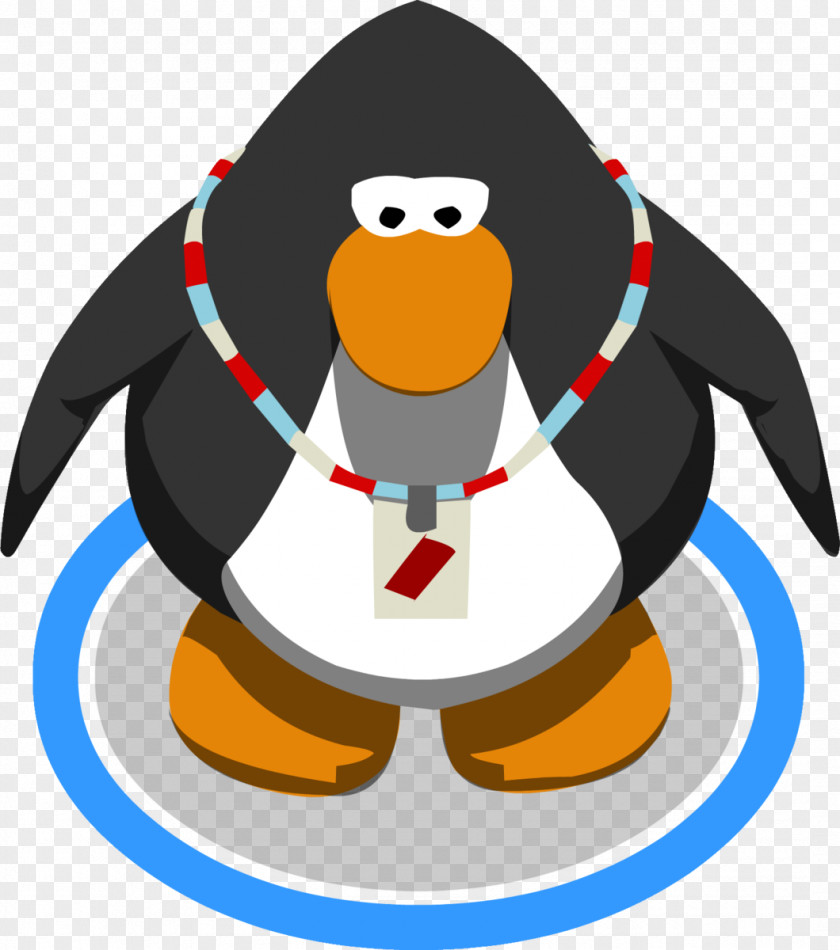 Penguin Club Island Necklace PNG