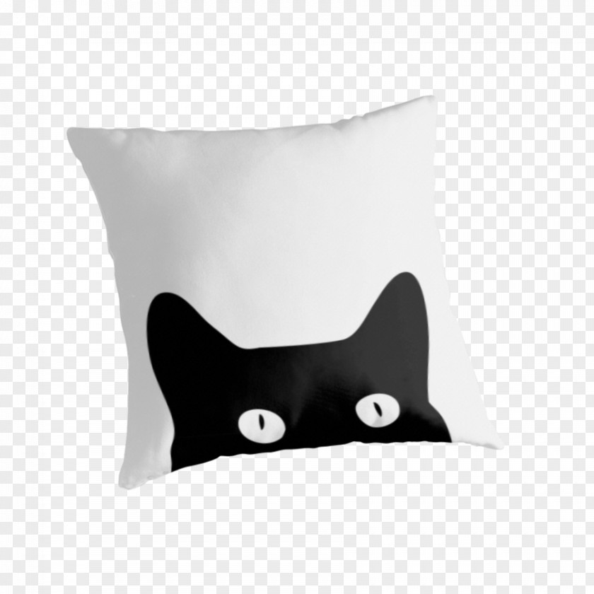 Pillow Whiskers Throw Pillows Cushion Cat PNG