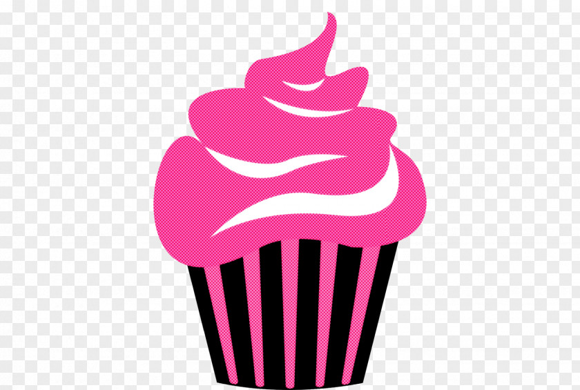 Pink Baking Cup Magenta Cupcake Dessert PNG