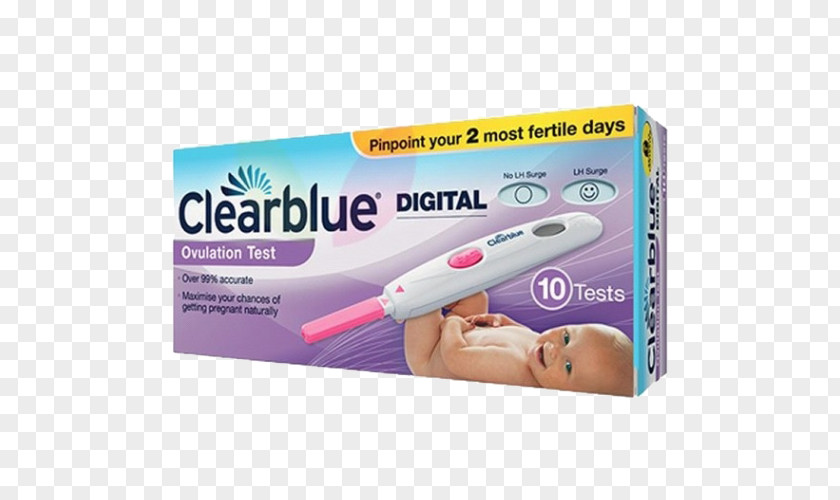 Single-Pack Clearblue Digital Ovulation Test With Dual Hormone IndicatorPregnancy – 7 Pack Pregnancy Conception Indicator PNG