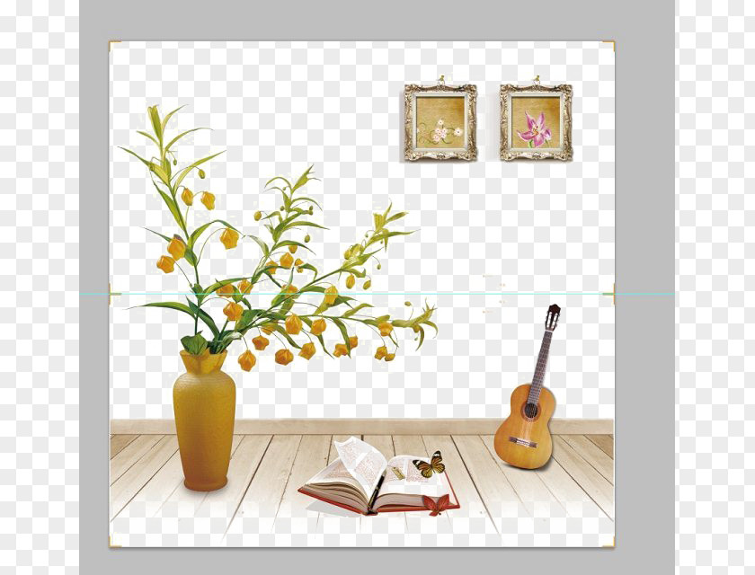 Violin Vase Download PNG