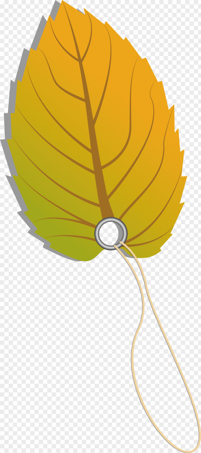 Autumn Tag Decoration Design Vector Leaf Clip Art PNG