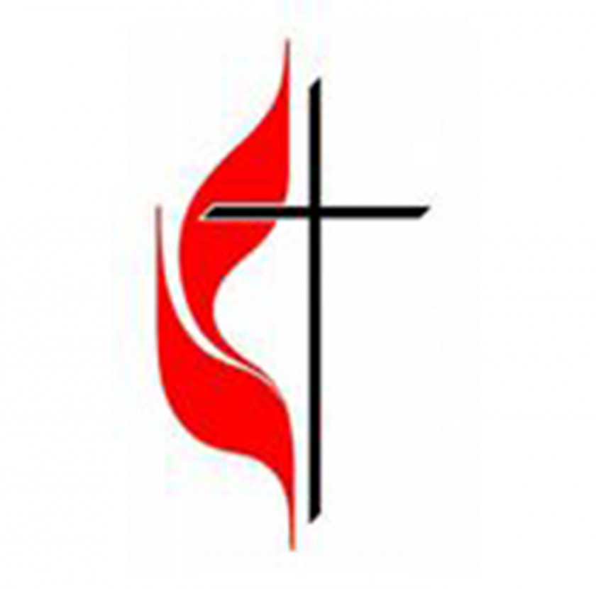 Church United States Methodist Methodism Christian Cross And Flame PNG