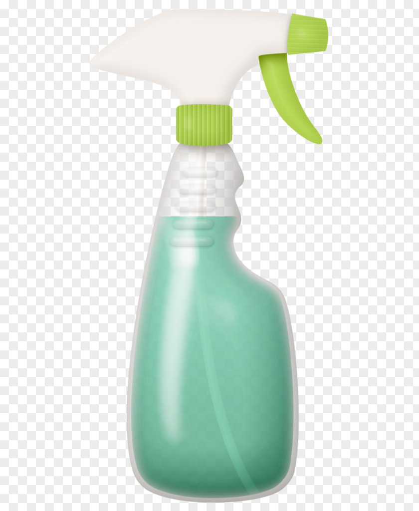 Cleaner Glass Water Bottle Drawing PNG