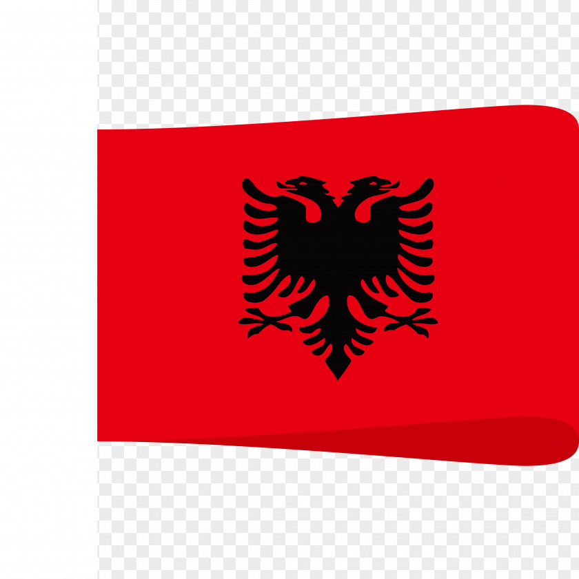 Beautiful Flag Logo Of Albania Kosovo PNG