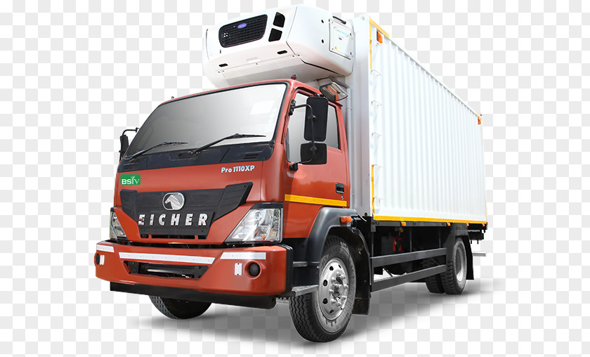Car Pickup Truck Refrigerator Refrigerated Container Eicher Motors PNG