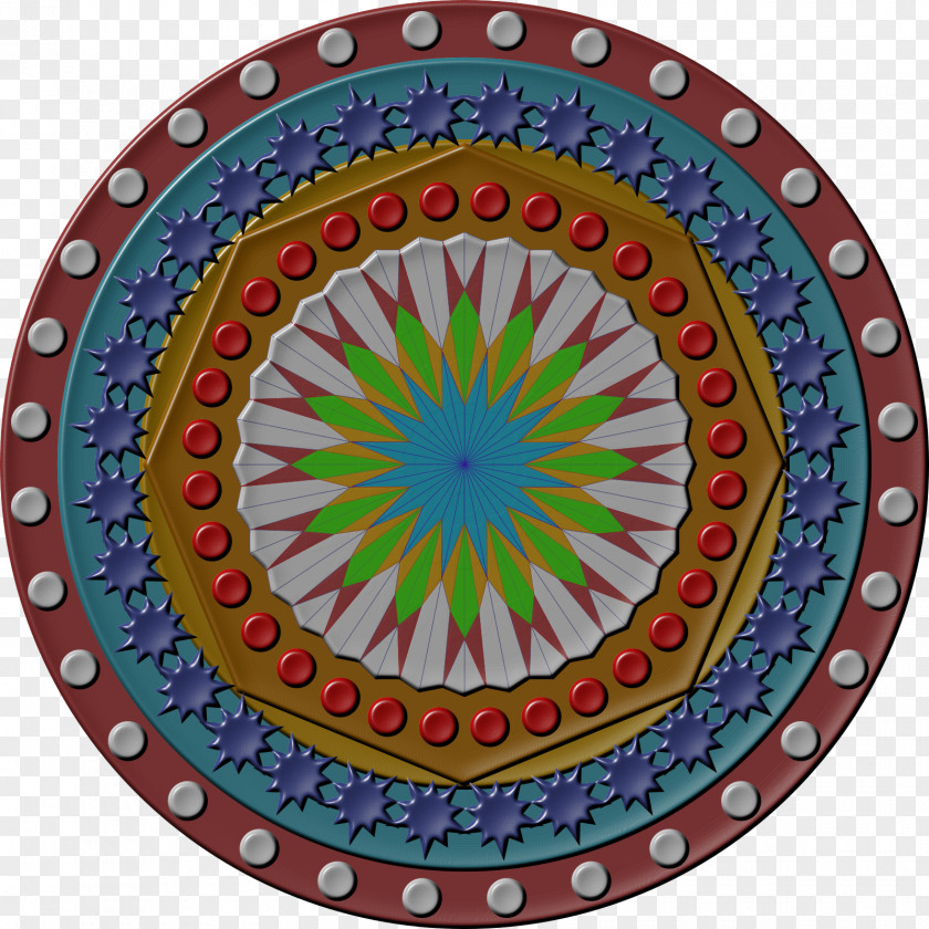 Red Wine Mandala Dreamcatcher Pattern PNG