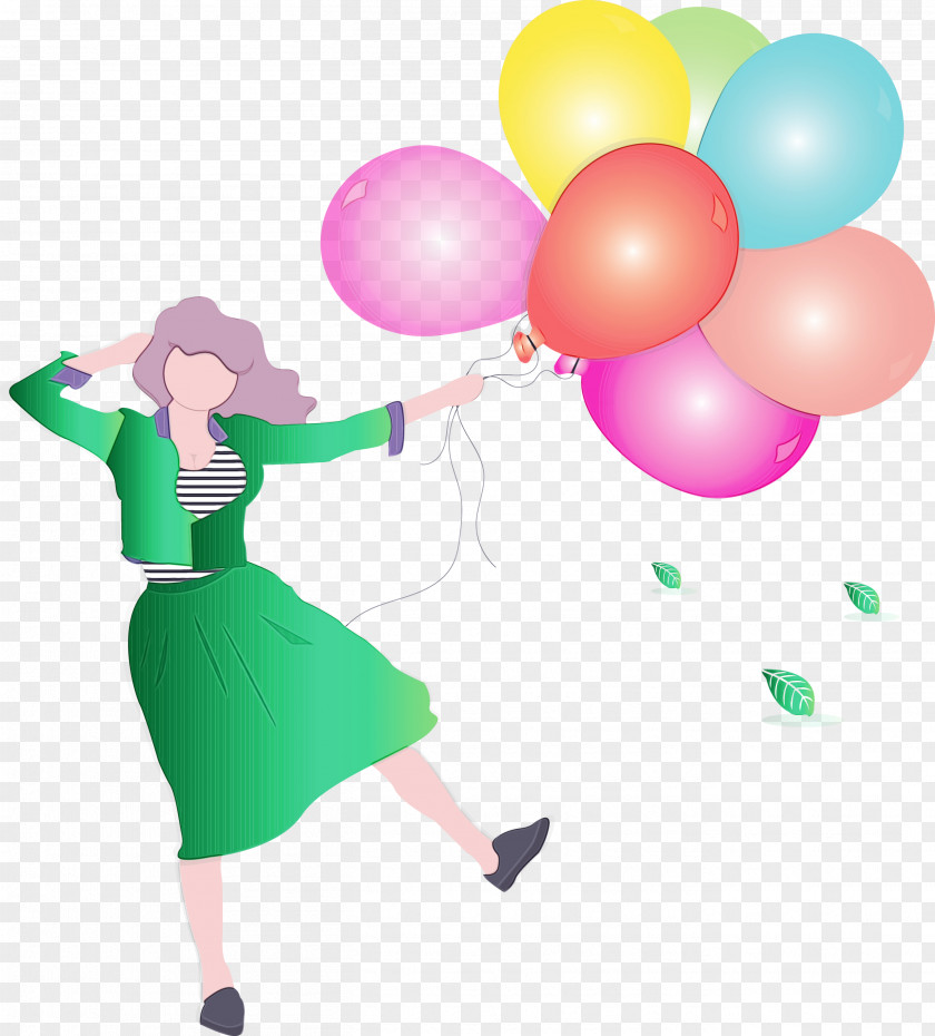 Balloon Party Supply Pink Fun Magenta PNG