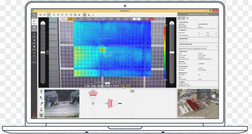 Computer Program Monitors Engineering Flight Electronics PNG